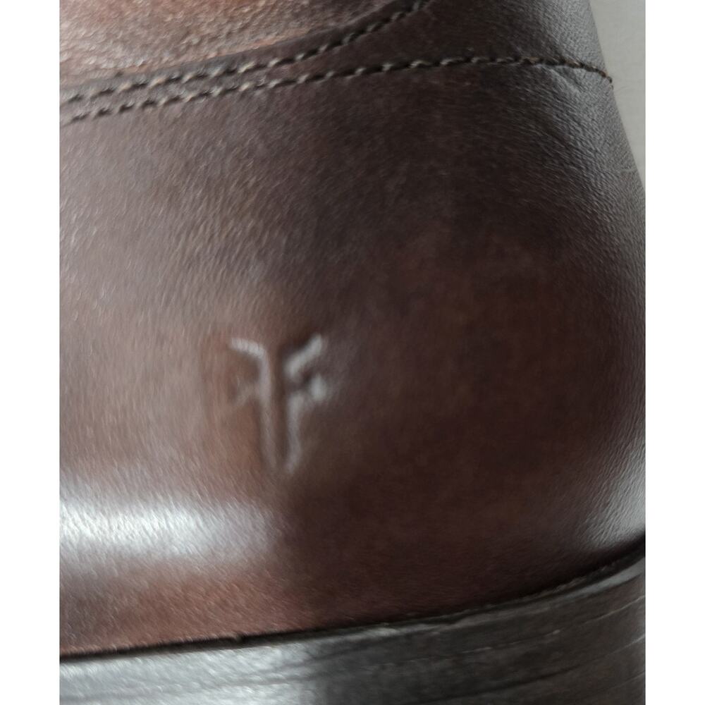 Women's Frye Melissa Button Short 2 Boots Brown Size 8B - Picture 7 of 12